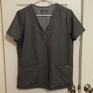 Figs Scrubs Graphite Casma Top